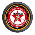 Neonuhr Texaco